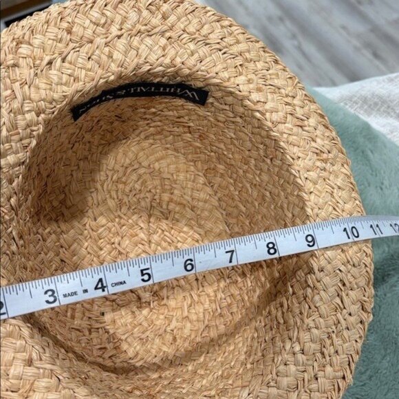 WHITTALL & SHON 100% STRAW SUMMER HAT - Picture 5 of 5